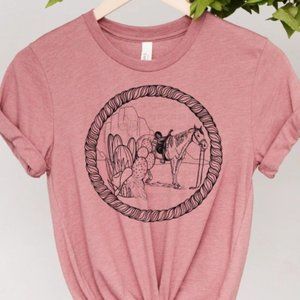 DESERT HORSE Handmade Graphic Tee